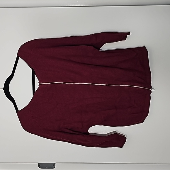 Express Women's Sweater Maroon - Picture 3 of 4